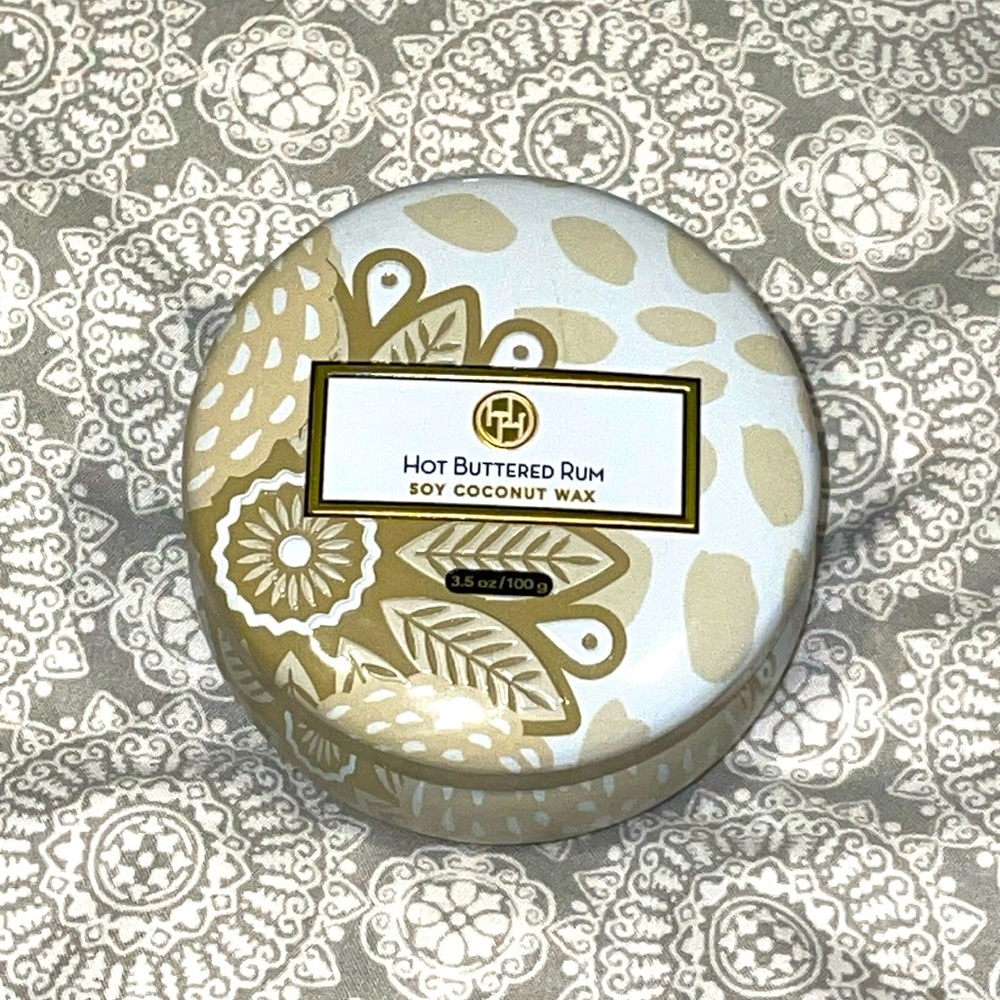 Hot Buttered Rum soy coconut wax candle - 3.5 oz / 100 g. Brand New!